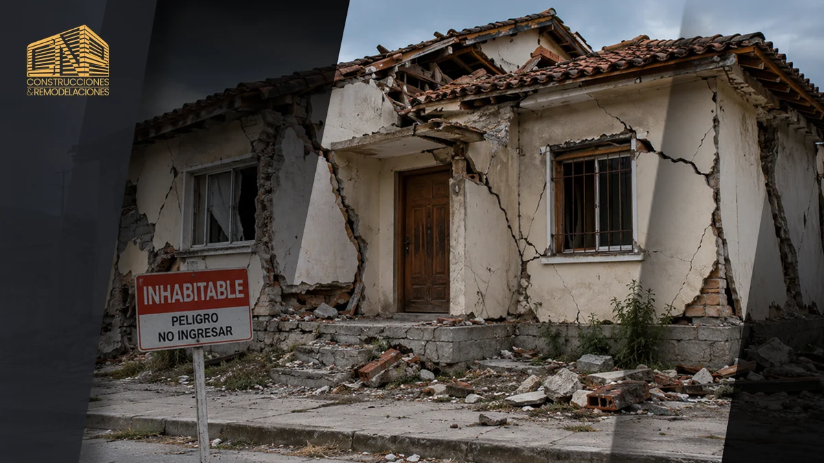 ¿Cómo saber si una casa quedó inhabitable? | CNP